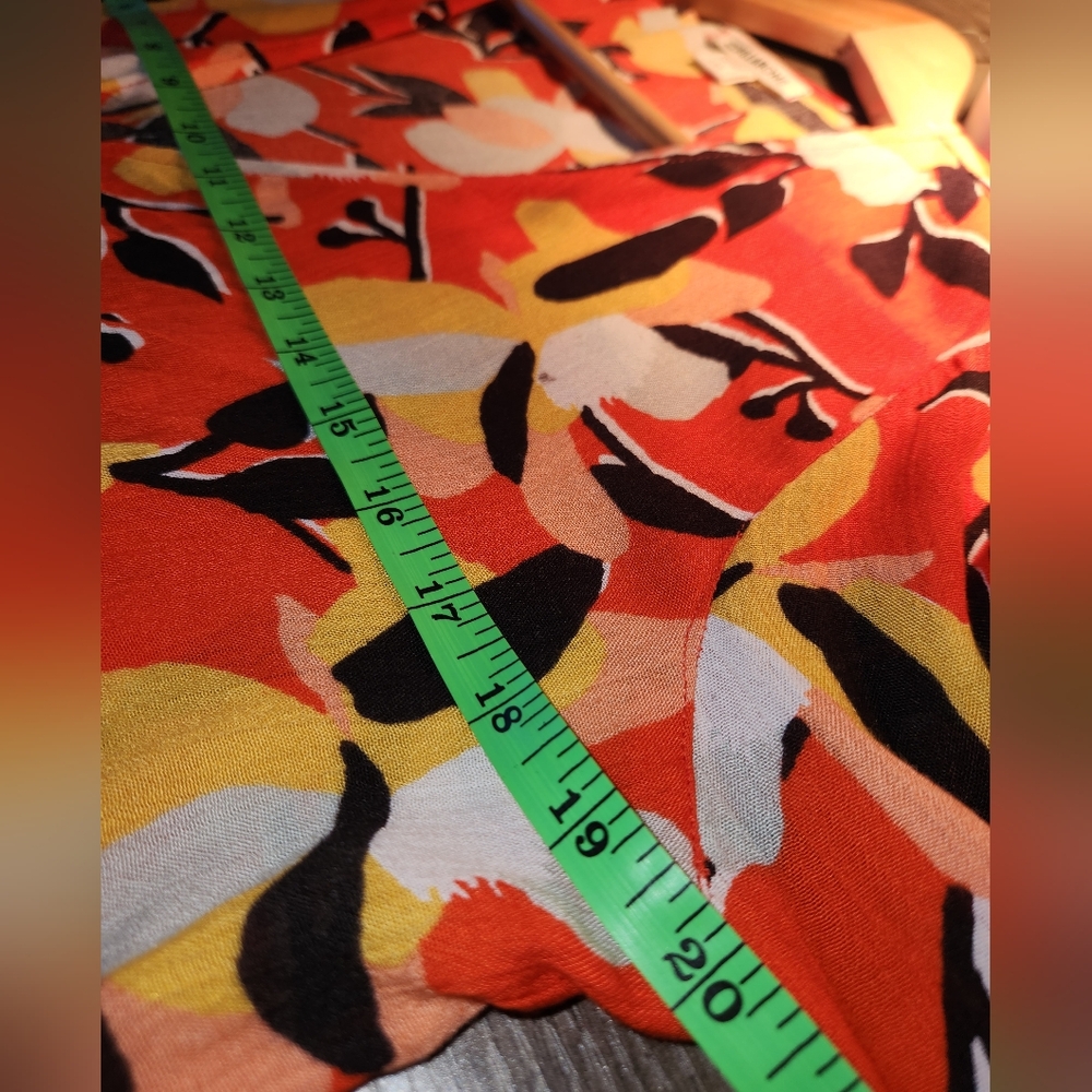 Billabong Multicolor Patterned Top Size M - Picture 11 of 13